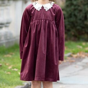 Edgehill Collection Burgundy Holiday Dress
